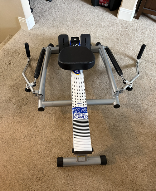 Stamina 1215 Orbital Rower rowing machine silver black - Image 1